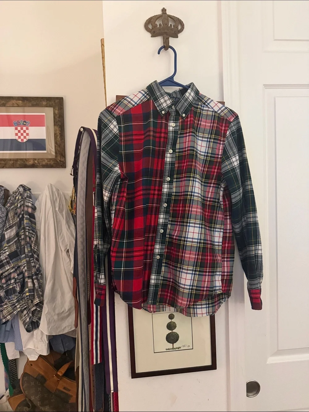 Ralph Lauren Polo Boys Tartan Plaid Shirt